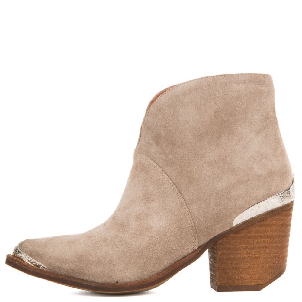 Jeffrey Campbell Tan Mule Bootie Sz 8.5 Women’s -Lightly worn